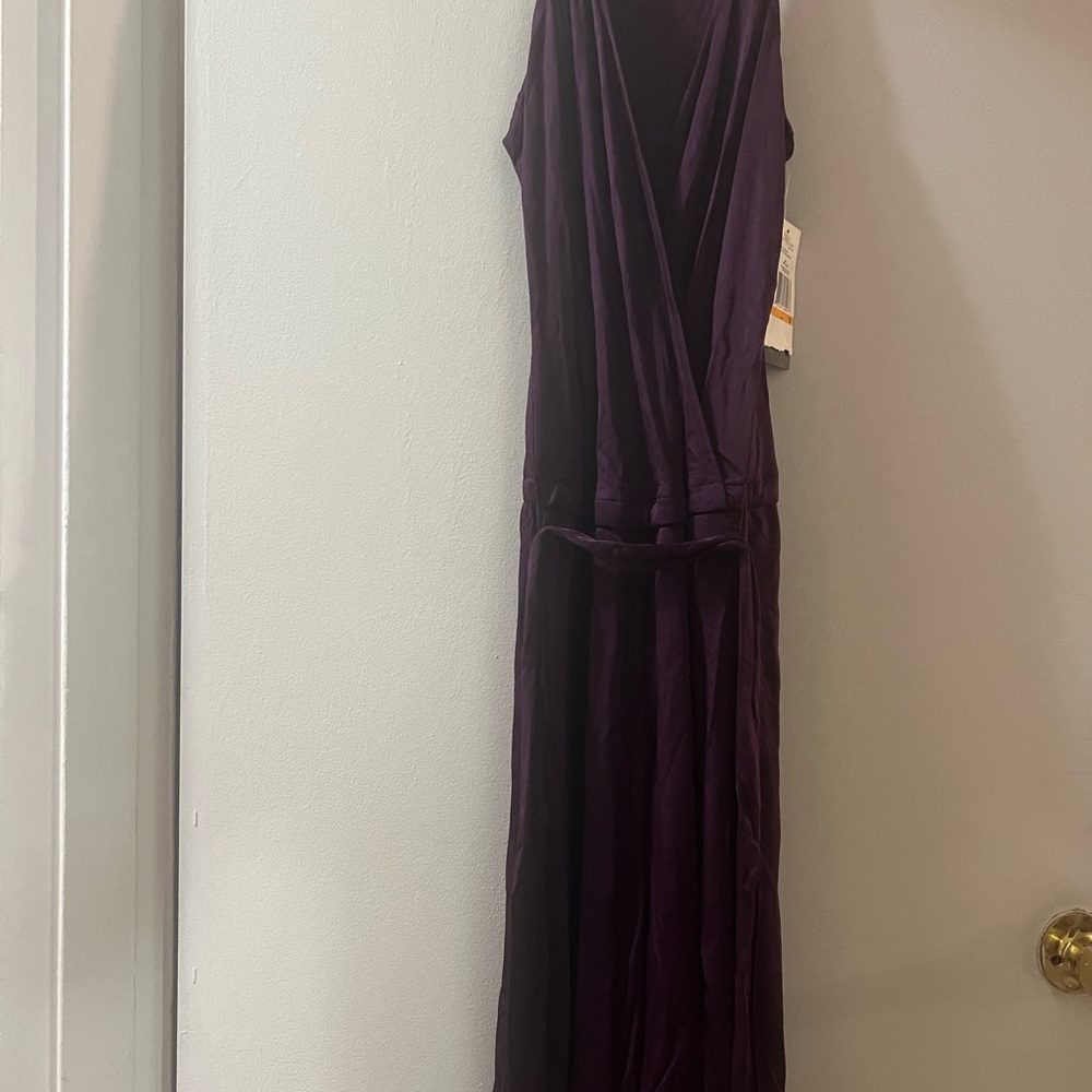 Kenneth Cole Deep Purple Maxi Dress